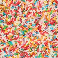 Paillettes de sucre multicolores 80 g - FunCakes