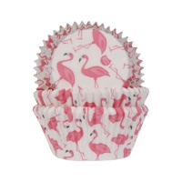 Capsules pour cupcakes flamants roses - Maison de Marie - 50 pcs.
