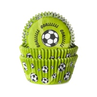 Capsules pour cupcakes Football - Maison de Marie - 50 pcs.