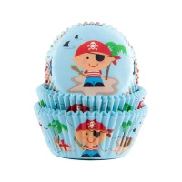 Capsules pour Cupcake Pirate - Maison de Marie - 50 pcs.