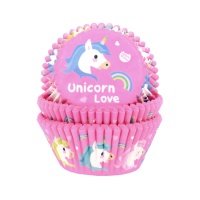 Capsules pour cupcake licorne - Maison de Marie - 50 pcs.