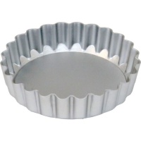 Moule rond en aluminium avec base amovible 10 x 10 x 2,5 cm - PME