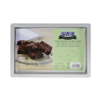 Moule à brownie rectangulaire en aluminium 30,5 x 20,5 x 2,9 cm - PME