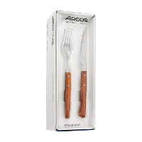 Ensemble de 6 fourchettes de 20 cm et 6 couteaux steak de 22 cm Forest - Arcos