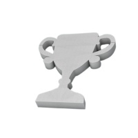 Figure en polystyrène - Coupe des champions - 26 x 30 cm