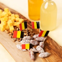 Pics à drapeau belge 6,5 cm - 50 pcs.