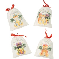 Sac cadeau 15 x 12 cm - Rois Mages - 1 unité