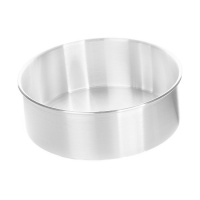 Moule rond extra profond en aluminium 30 x 30 x 10 cm - Pastkolor