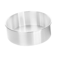 Moule rond extra profond en aluminium 26 x 26 x 10 cm - Pastkolor