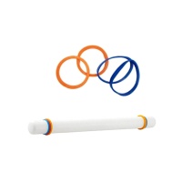 Grandes bagues à rouleaux - Pastkolor - 4 pcs.