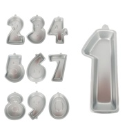 Moule à chiffres en aluminium 33 x 21 cm - Pastkolor