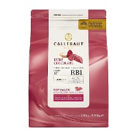 Pépites de chocolat Ruby à faire fondre de 2,5 kg - Callebaut