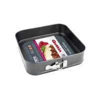 Moule carré amovible en acier 24 x 24 x 8 cm - Quttin
