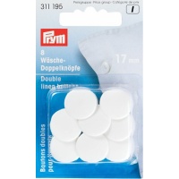 Boutons doubles de 1,7 cm pour vêtements - Prym - 8 pcs.