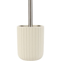 Porte-brosse WC au design nordique - crème