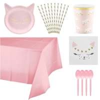 Kit chat rose - 12 personnes