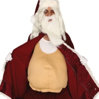 Le faux ventre en tissu du Père Noël