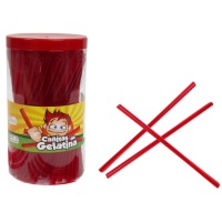 Bâtons de gelée à la fraise 20 cm - 140 pcs.