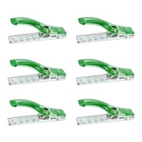 Pinces à linge 5,5 cm - Trèfle - 24 pcs.