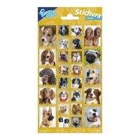Stickers Chiens Chiots - 1 feuille
