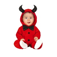Costume de diable avec noeud papillon pour bébés