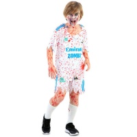 Costume de footballeur zombie pour enfants