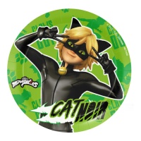 18 cm Cat Noir Plates - 8 pcs.