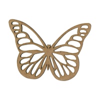Shaker papillon en bois deux silhouettes avec acétate de 9 x 6 cm - Artis decor