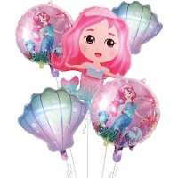 Bouquet de Sirène Rose - 5 unités
