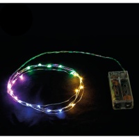 Guirlande lumineuse multicolore de 1,5 m - 15 leds