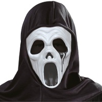 Masque avec capuche de tueur de film pour enfants