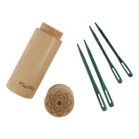 Aiguilles à tricoter en bois avec étui The Mindful Collection - KnitPro - 6 pcs.