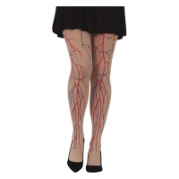 Collants avec veines