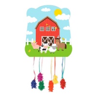 Piñata Happy farm 28 x 33 cm - 1 pc.