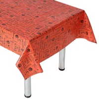 Nappe d'Halloween orange 2,40 x 1,20 m