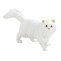 Dessus de gâteau chat blanc de 4,5 cm - 1 pc.