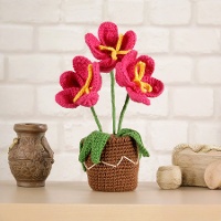 Kit d'Amigurumis - Pot de Fleurs - DMC