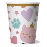 Princess Cat Cups 250 ml - 8 unités
