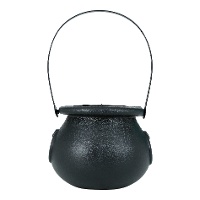 Chaudron de sorcière noir de 11 cm