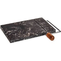 Planche à découper en marbre de 24 x 21 cm pour fromage - 1 unité