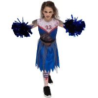 Costume de pom-pom girl zombie pour fille