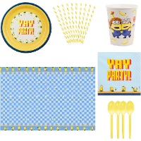 Pack pour fête Minions Rigolos - 6 personnes
