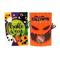 Carte d'Halloween assortie avec des bonbons de 40 gr