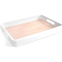 Plateau de 34 x 24 cm effet bambou