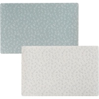 Set de table individuel 43 x 28 cm - motif feuilles style nordique