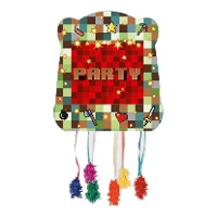 Piñata de fête TNT de 28,5 x 31 cm