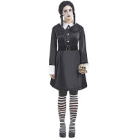 Costume d'écolière sinistre pour femmes