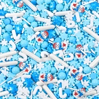 Sprinkles de Noël givré 80 g - Azucren