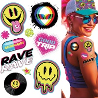Tatouages temporaires pour festivals