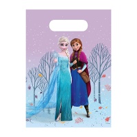 Sacs Frozen bleus - lot de 6